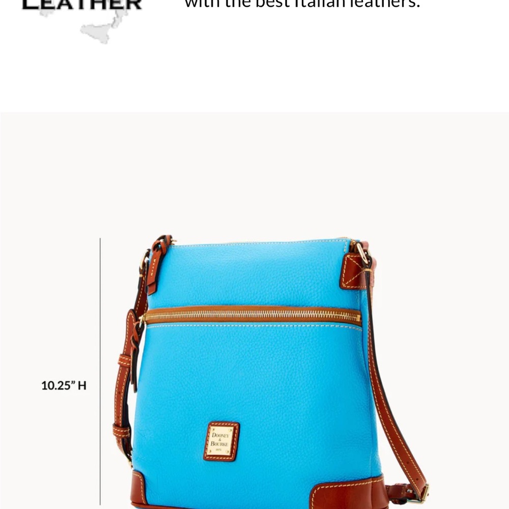 D&B Pebble Grain Crossbody in the greatest color! - Picture 10 of 10
